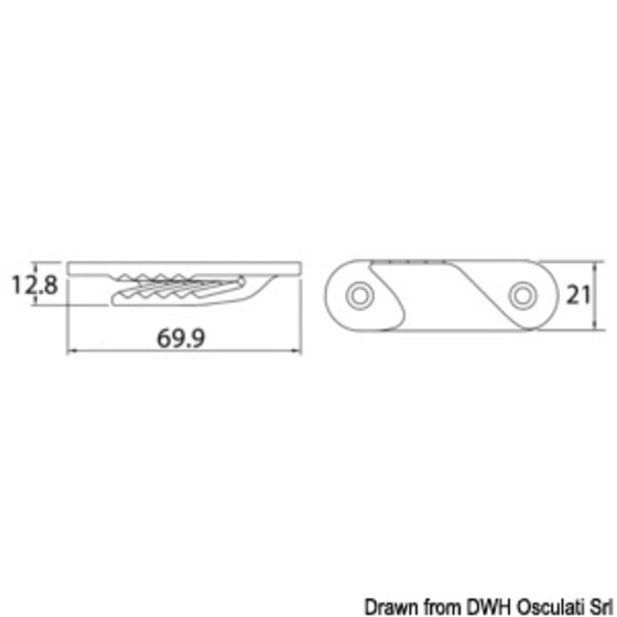 Clamcleats Taquet fin