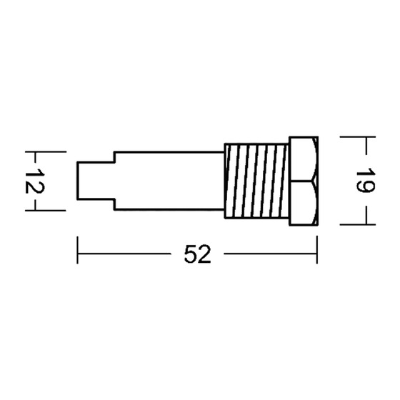 Anode moteur Tecnoseal avec capuchon Réf.or.n51-11325-01