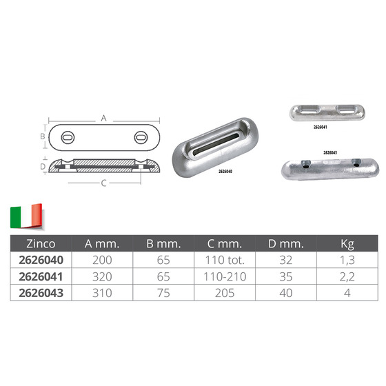 Tecnoseal Sunseeker Anode