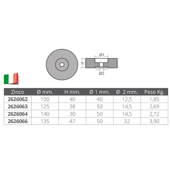 Tecnoseal Disc For Stern