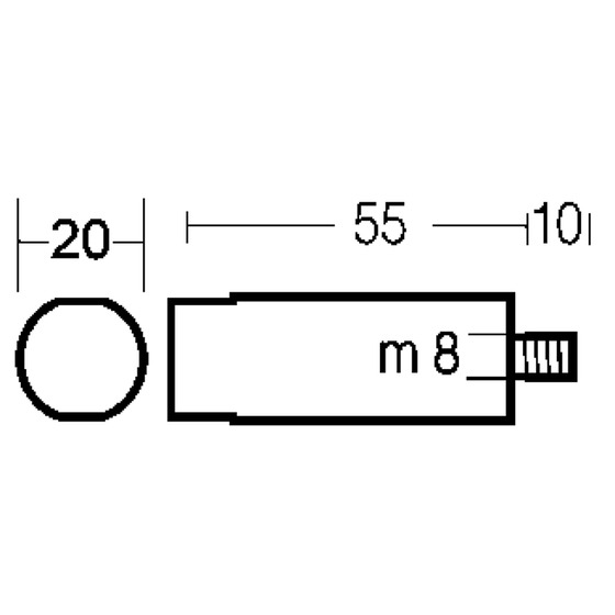 Tecnoseal Zinc Small Bar Anode