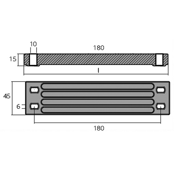 Tecnoseal Bar For Yamaha 200/300 Hp Engine