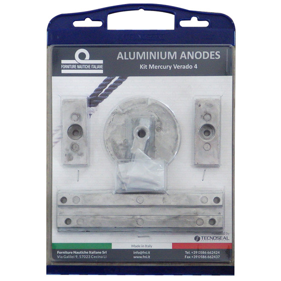 Kit d'anodes Tecnoseal pour Mercury Verado 4/optimax