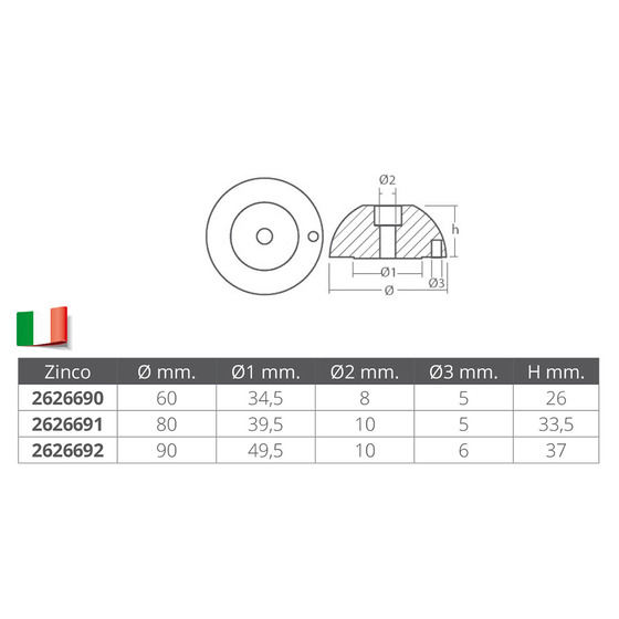 Tecnoseal J-prop Bow Thrust Ogive