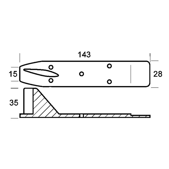 Aileron Tecnoseal pour moteurs 6/15 Hp