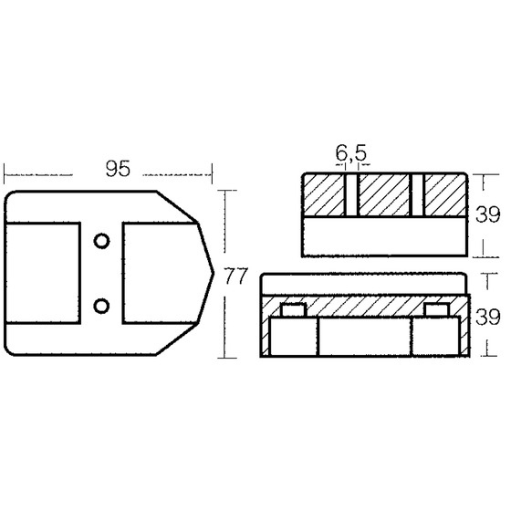 Tecnoseal-Zinkplatte für Motoren