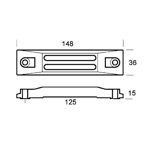 Tecnoseal Plate For 25/50 Hp Engine