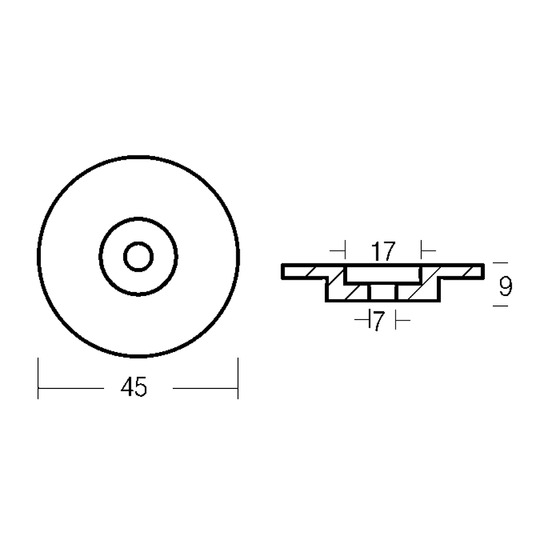 Plaque Tecnoseal pour moteurs 40/140 Hp