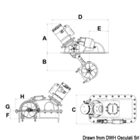 Lewmar Retractable Tilting Thrusters