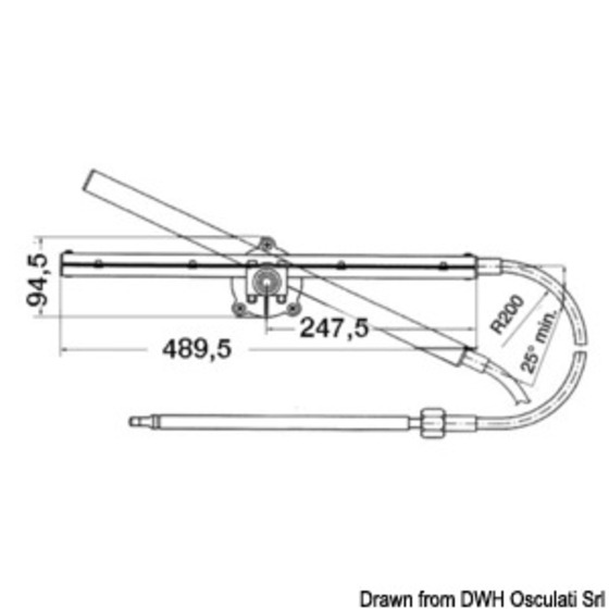 Ultraflex Straight Line Steering System T86