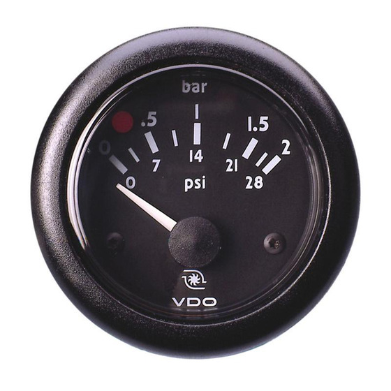 Vdo Oil Manometer