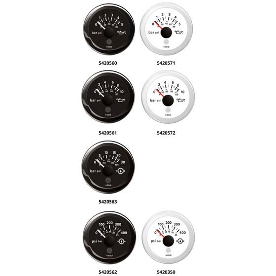 Vdo Oil Pressure Diam.  Mm.52