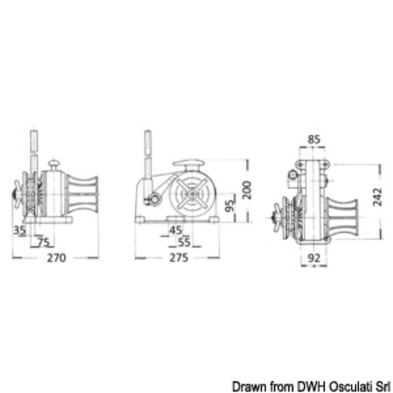 Italwinch Giglio Manual Windlass