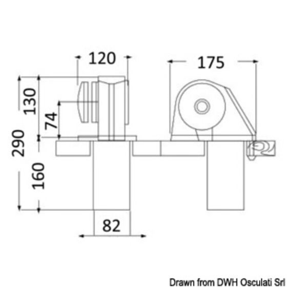 Italwinch Obi500/700 Windlass (gypsy Only) And Obi1000/1500 Windlass (gypsy Drum)