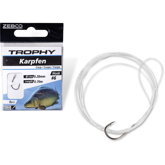 Zebco Trophy Carp Hook-to-nylon