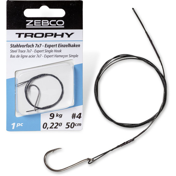 Zebco Trophy Steel Trace 7x7 - Expert Single Hook
