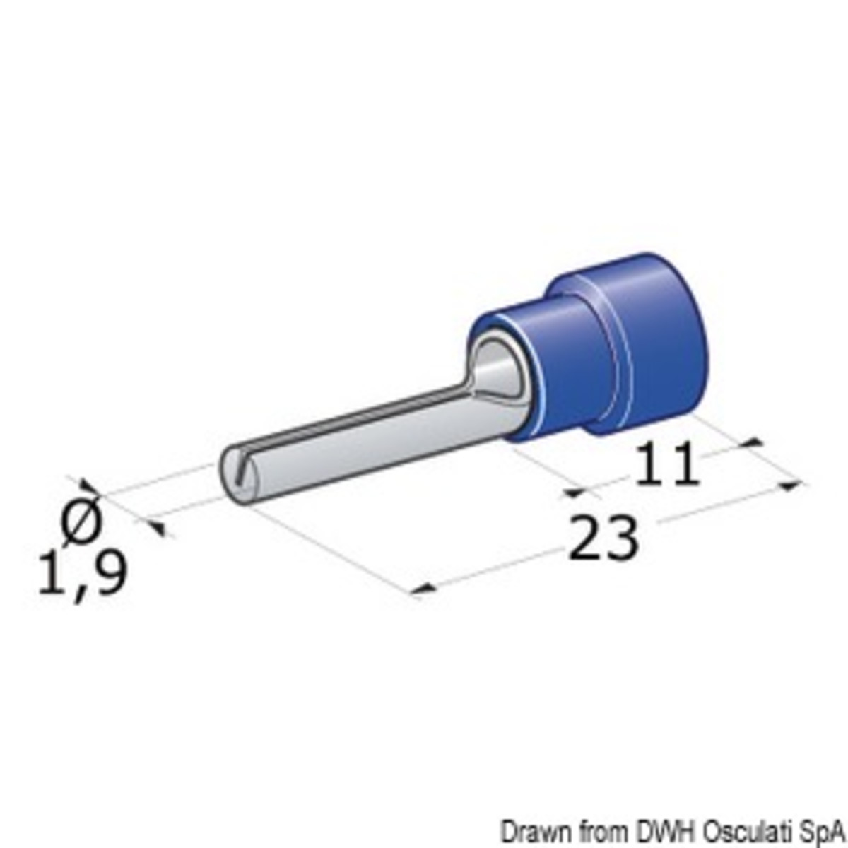 Male Plugs + Female Connectionspre-insulated - Plug + male connection 1-2,5 mm sq.