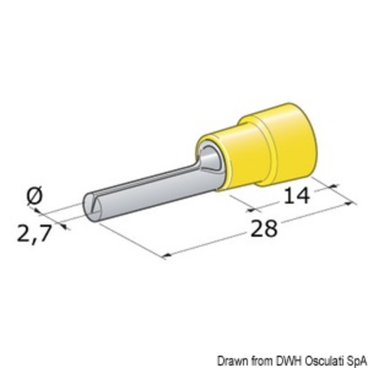 Male Plugs + Female Connectionspre-insulated - Plug + male connection 2.5-6 mm sq.