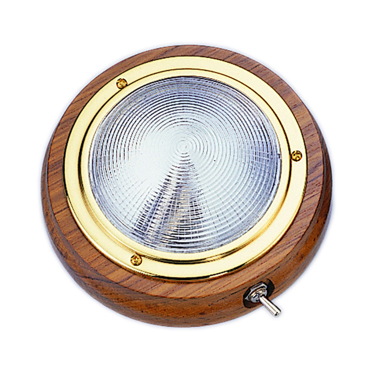 Aaa World Wide Enterprise Ltd Polished Brass Courtesy Light - COURTESY LIGHT ON A WOODEN BASE