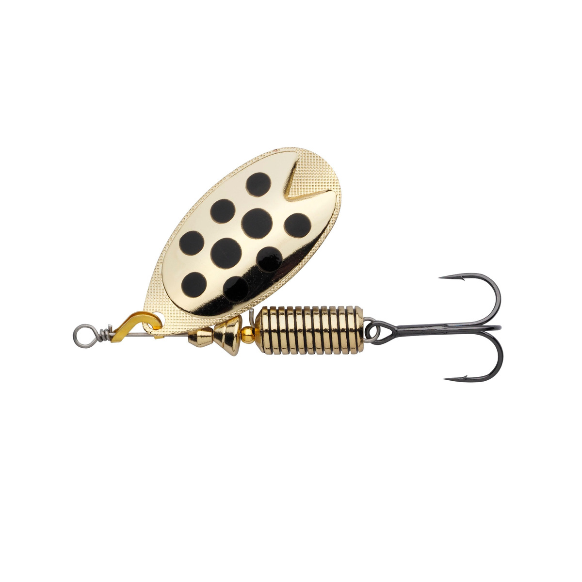 Abu Garcia Fast Attack Spinners 10 G - Gold-Black Dots - 50 mm