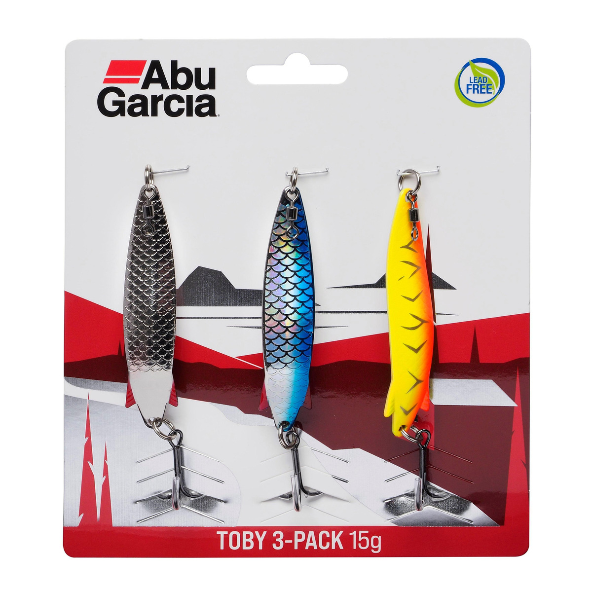 Abu Garcia Toby 3 Pack - Assorted - 75 mm