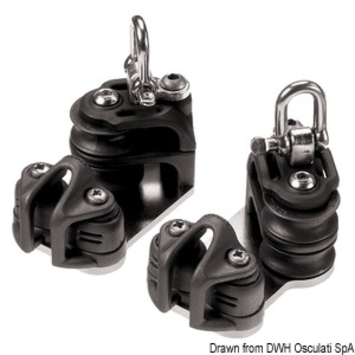 Lewmar-Zubehör für Trolleys der Ntr-Serie - Doppelter Riemenscheiben-Choke-Satz 2