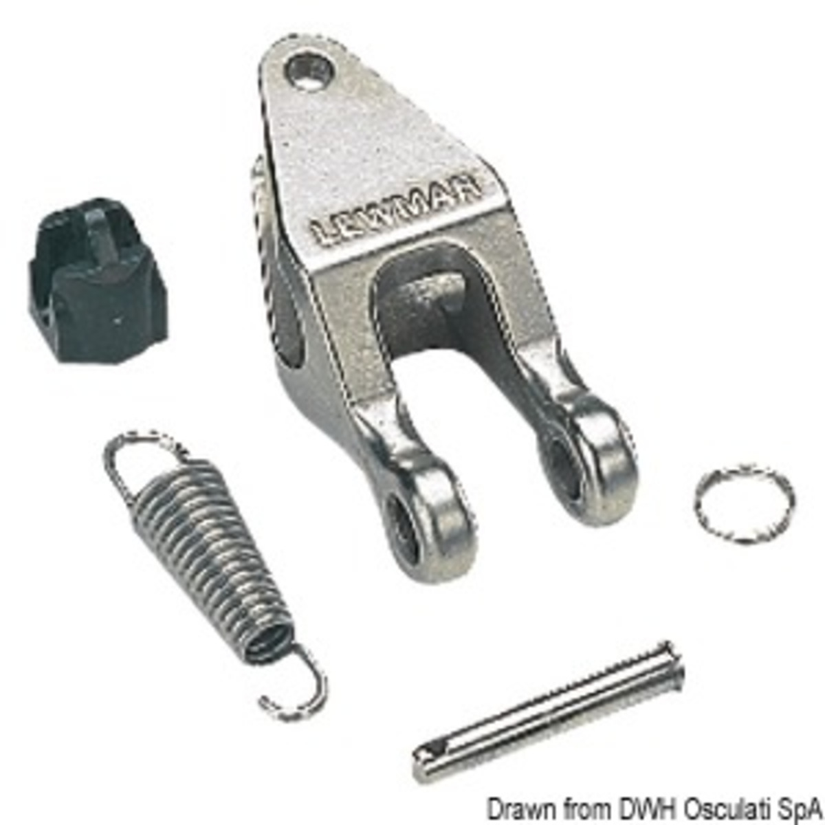 Lewmar-Zubehör für Trolleys der Ntr-Serie - Vertikale Blockunterstützung 2