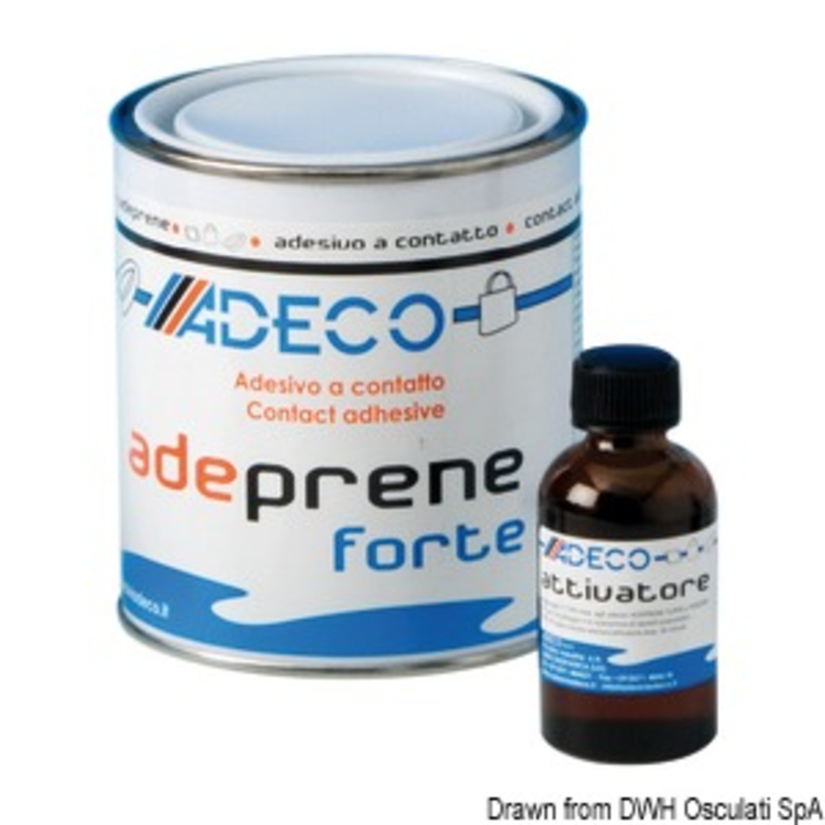 Adeco Glue For Adeprene Fabric Made Of Neoprene And Pvc - Inflatable 2 comp.glue 125 g