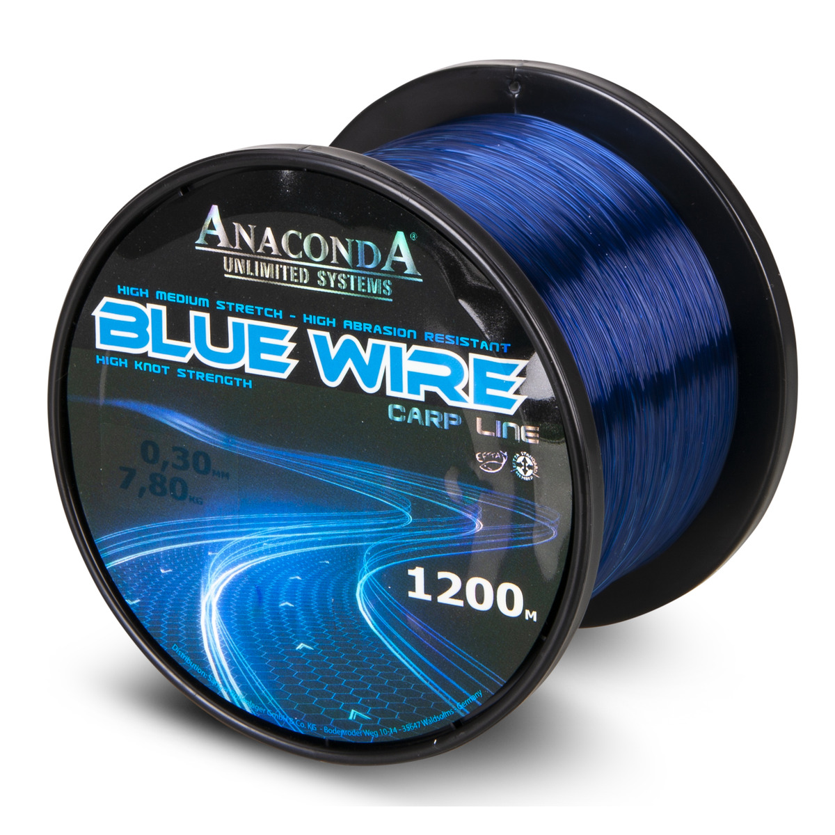 Anaconda Blue Wire Dark Blue 5000m - 0,28 mm