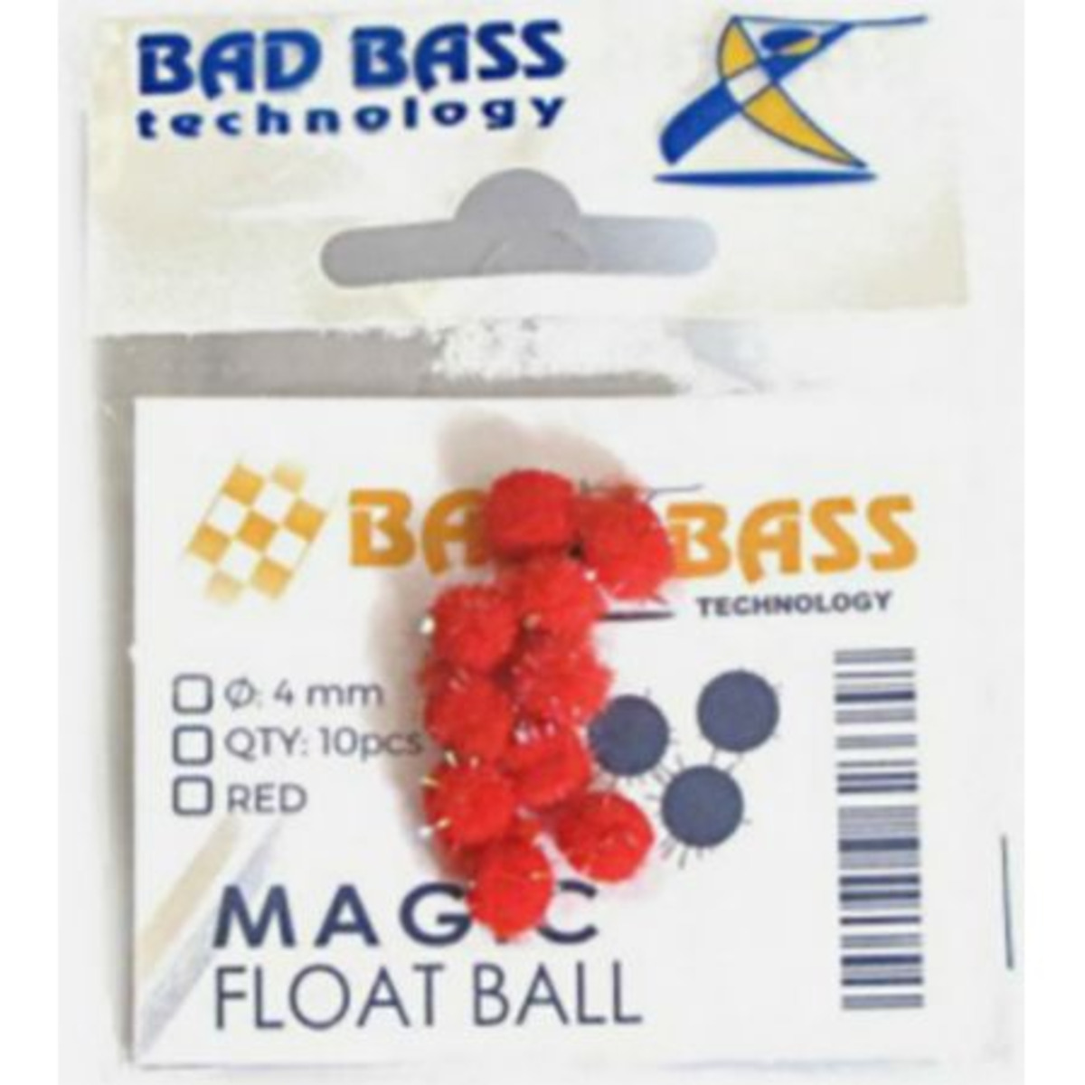 Bad Bass Magic Float Ball - 4 mm - Red