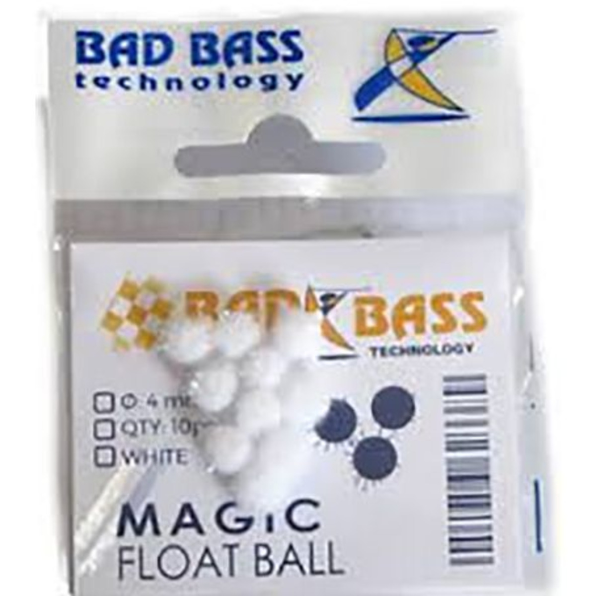 Bad Bass Magic Float Ball - 4 mm - White