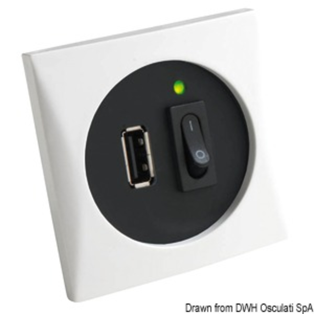 Batsystem Usb Port - USB port 5 V white