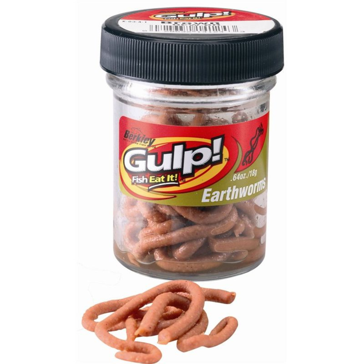 Berkley Gulp! Earthworms - 4´´-10 cm - 1.1 oz - Natural brown