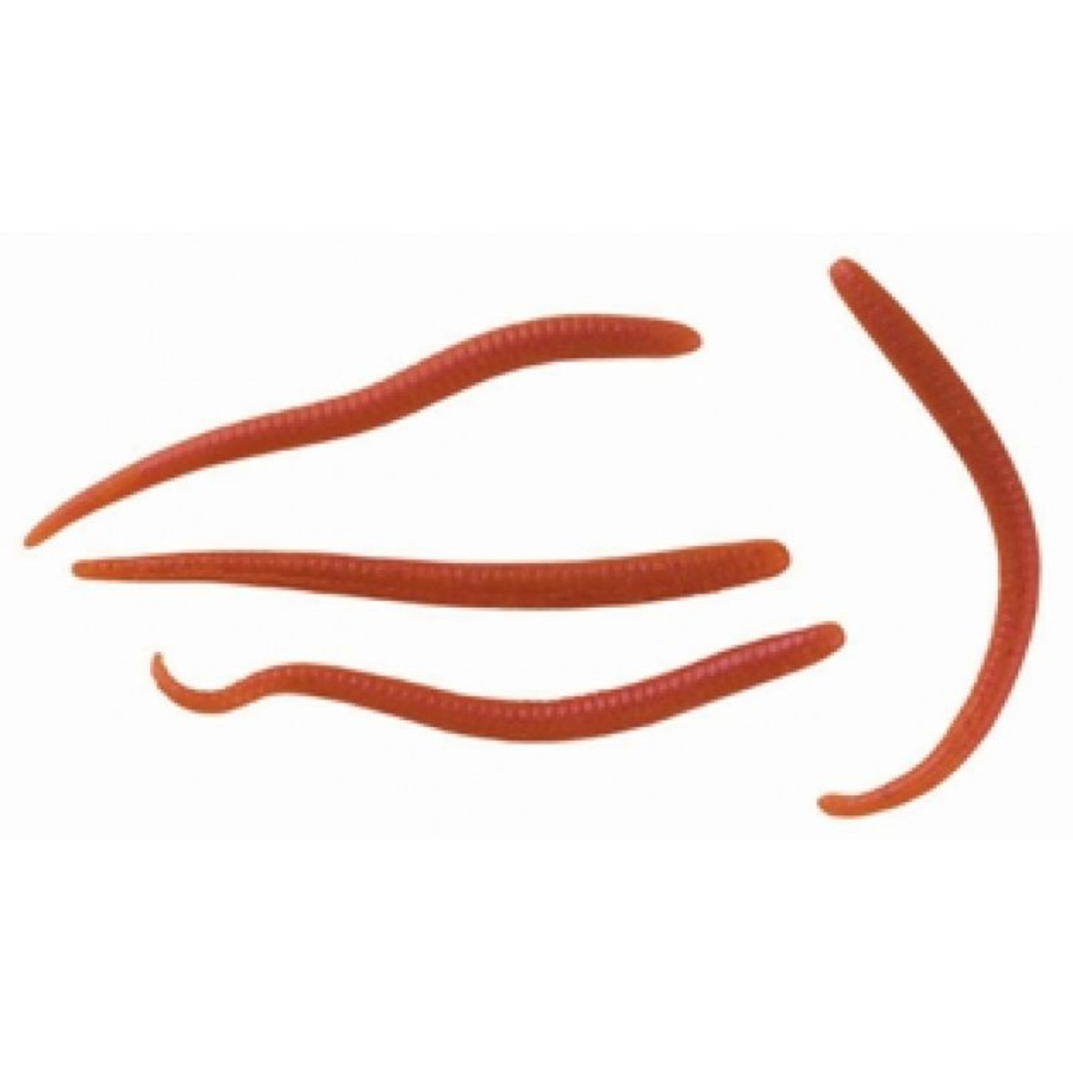 Berkley Gulp! Mini Earthworms - 1´´- 2.5 cm - Red
