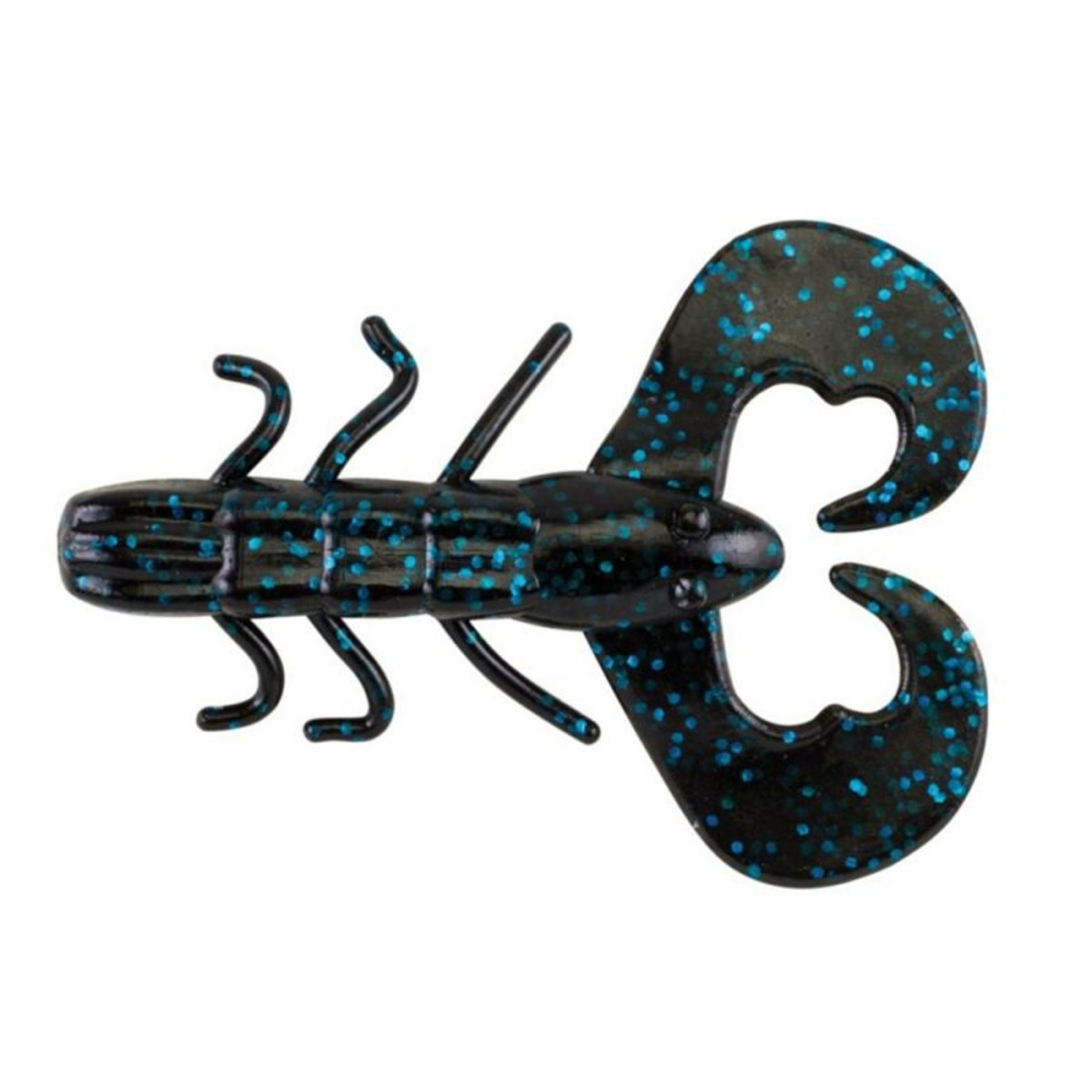 Berkley PowerBait Chigger Bug - 8 cm - Black Blue Fleck