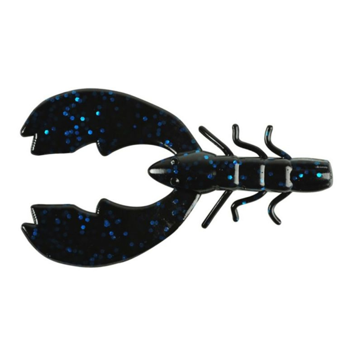 Berkley PowerBait Chigger Craw - 8 cm - Black Blue Fleck