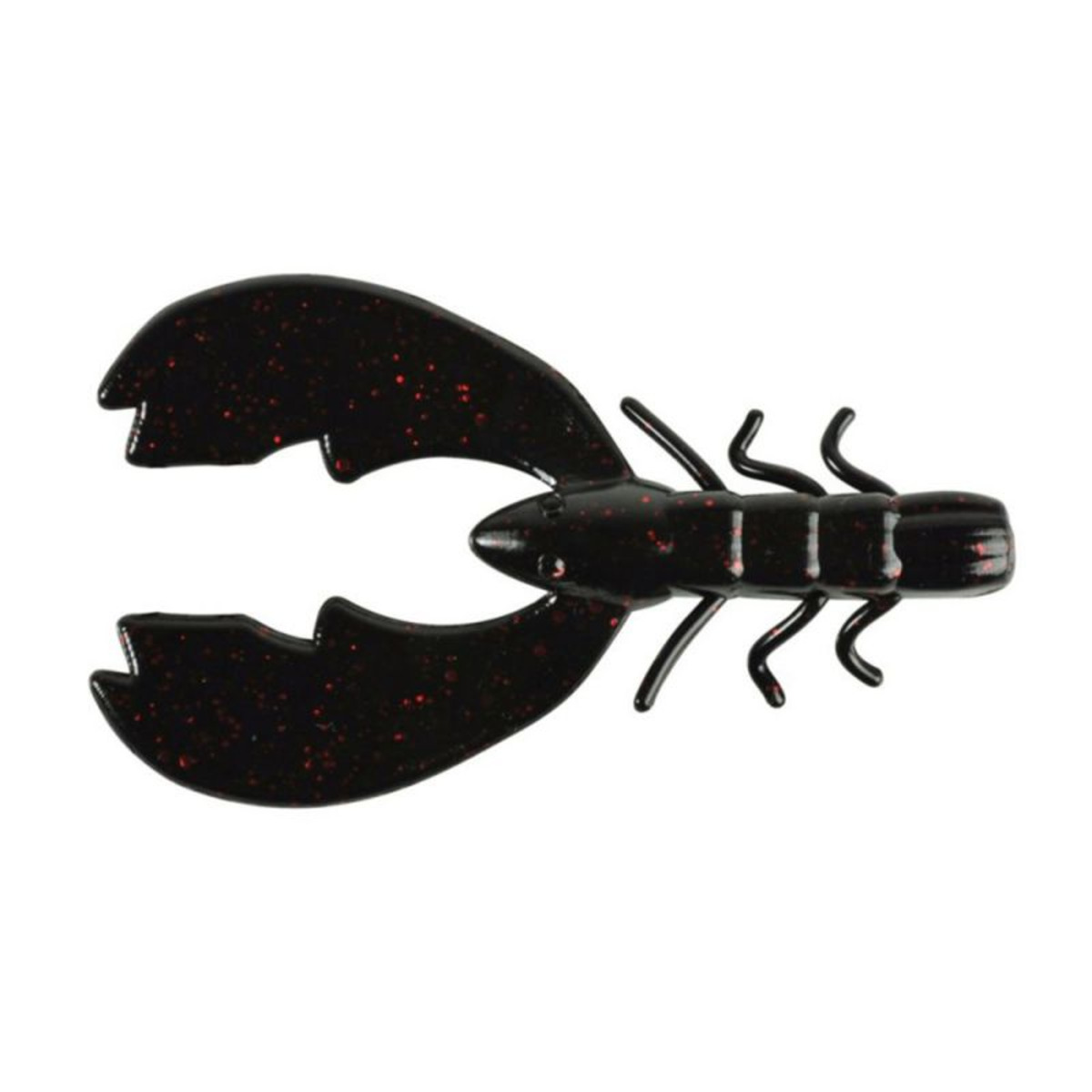 Berkley PowerBait Chigger Craw - 8 cm - Black Red Fleck