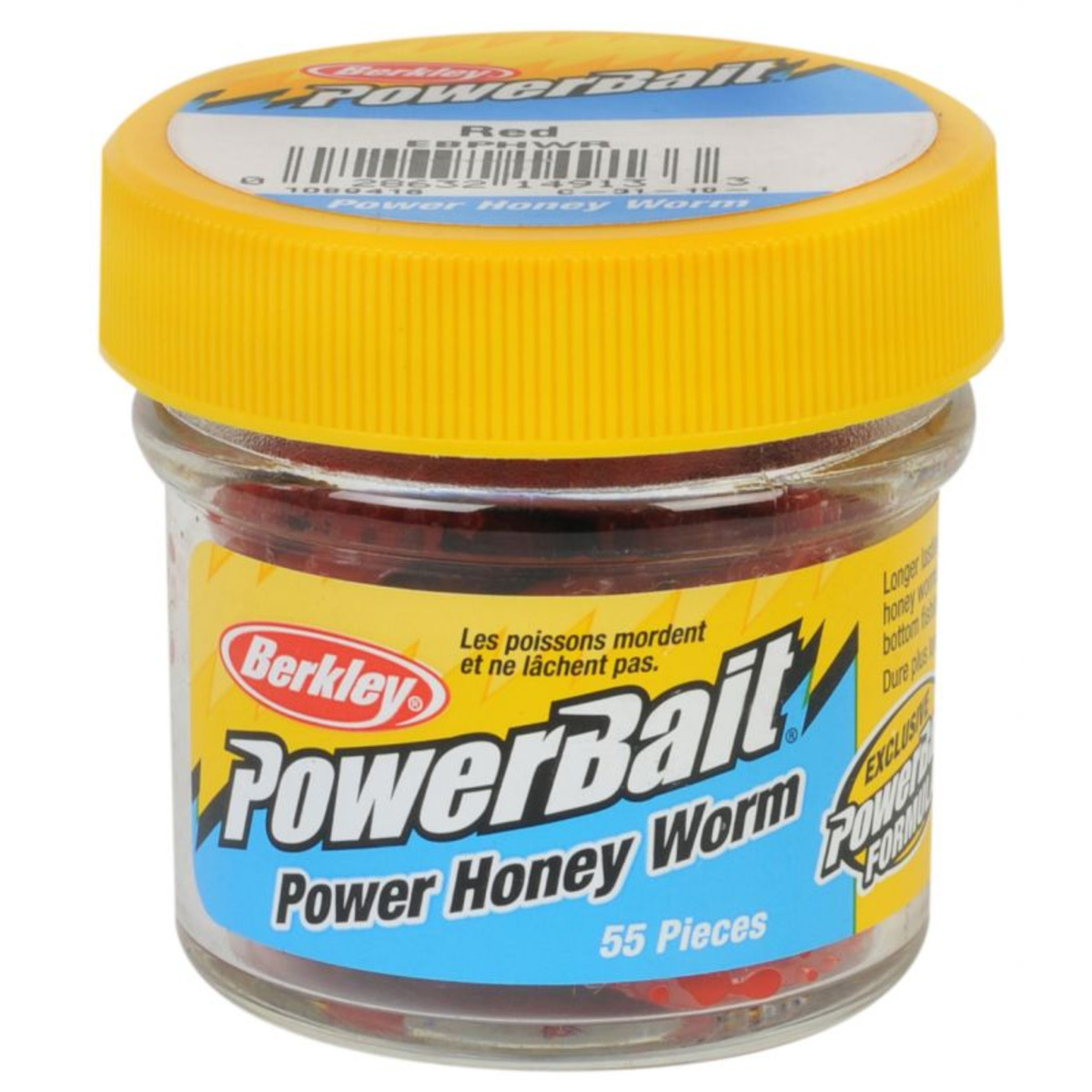 Berkley Powerbait Power Honey Worms - 2.5 cm - Red