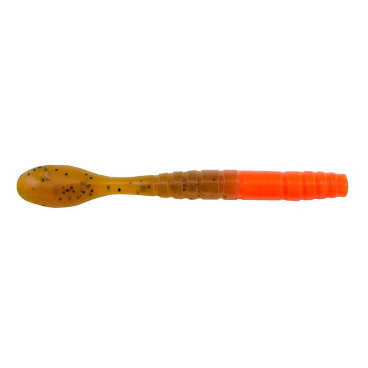 Berkley PowerBait Pro Jig Worm - 8 cm - Pumpkinseed-Fluorescent Orange