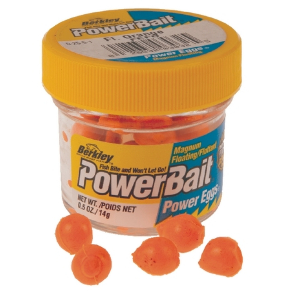 Berkley Powerbait Sparkle Power Eggs - Dough Eggs - 14 g - Fluo Orange