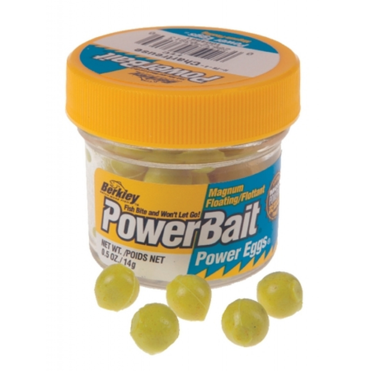 Berkley Powerbait Sparkle Power Eggs - Dough Eggs - 14 g - Chartreuse