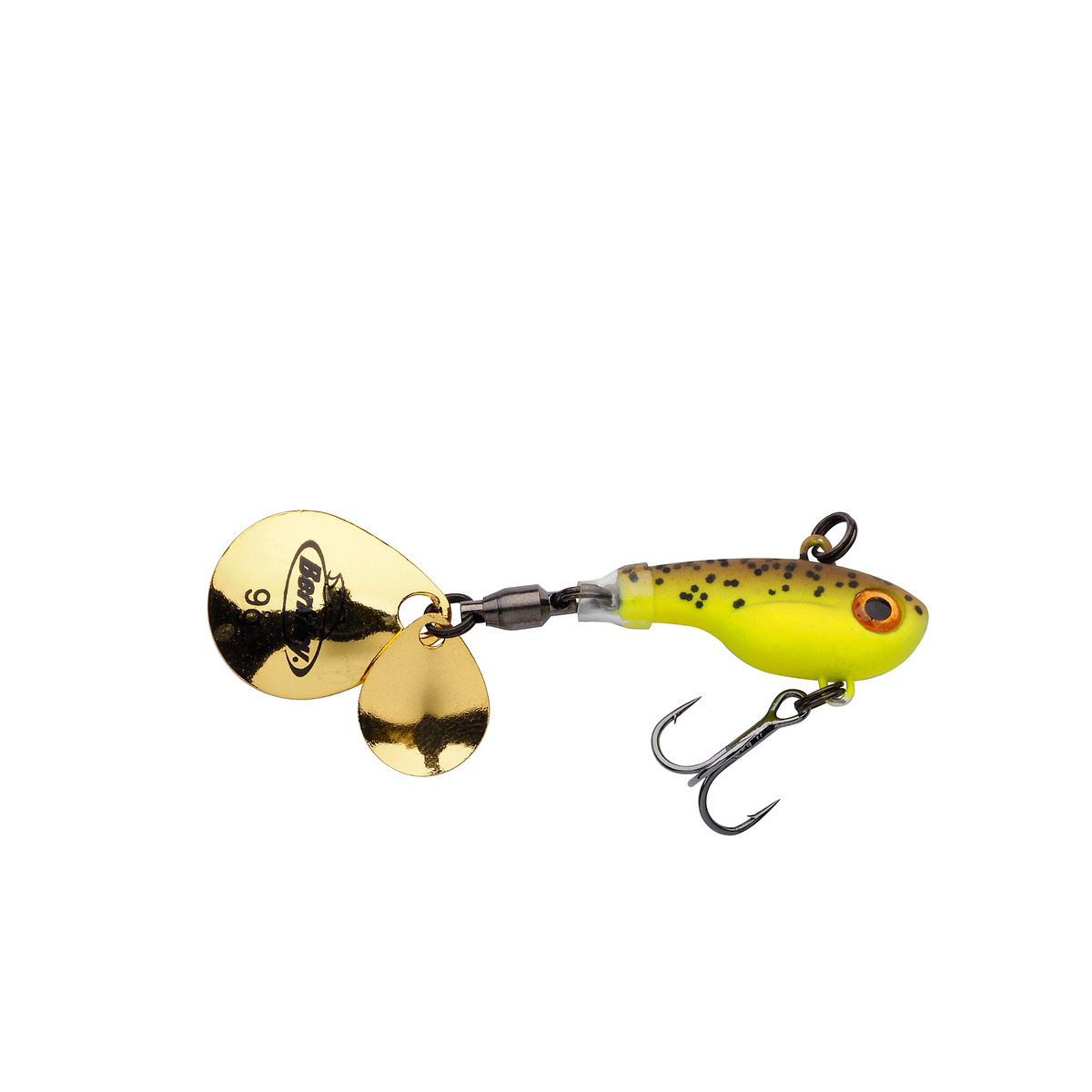 Berkley Pulse Spintail 14 G - Brown Chartreuse - 7  cm