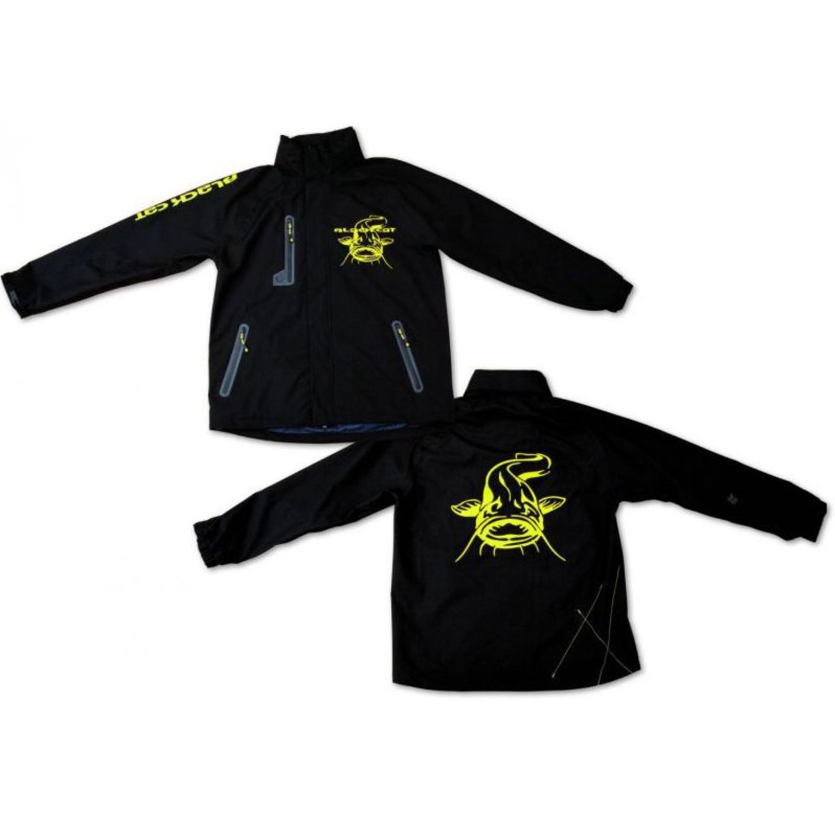 Black Cat Rain Jacket -  XL - Colour  Yellow-Black     