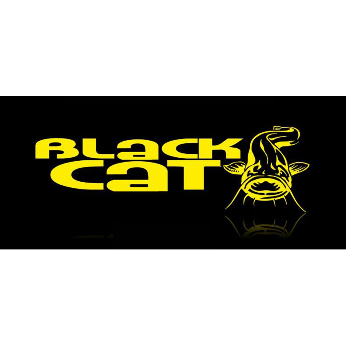 Black Cat Sticker - 42x10 cm