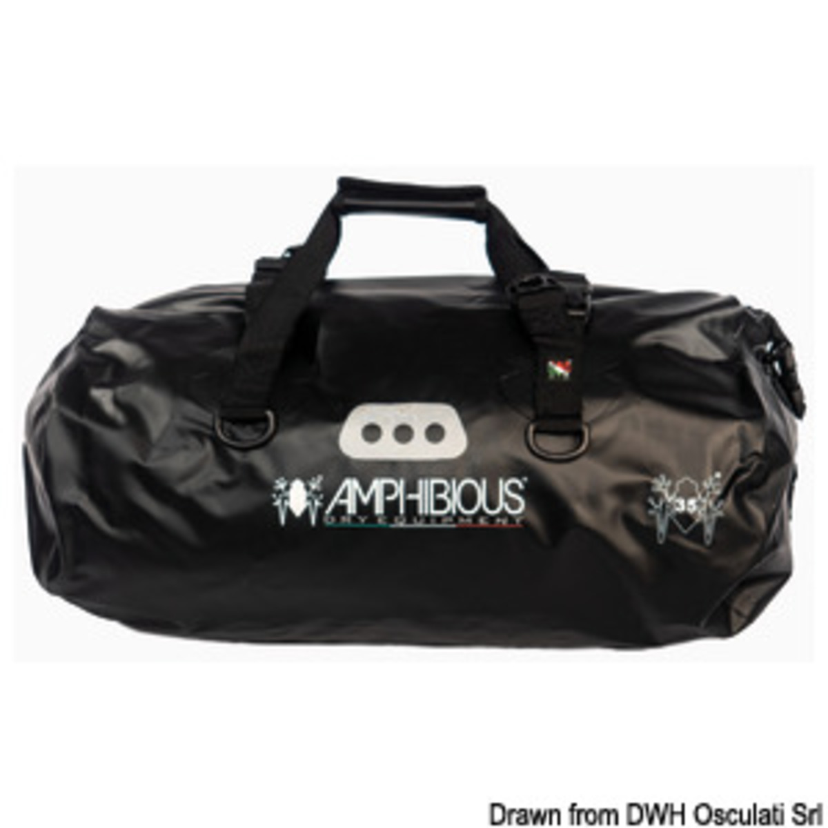 Amphibious Voyager Ii / Amarouk Round Section Watertight Bag - AMPHIBIOUS Amarouk watertight bag black 35 l