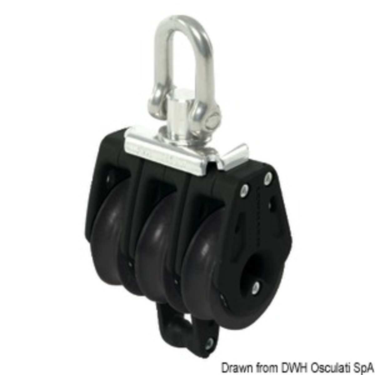 Lewmar Control Block (30-40 Mm) - Control 40 triple block w/becket