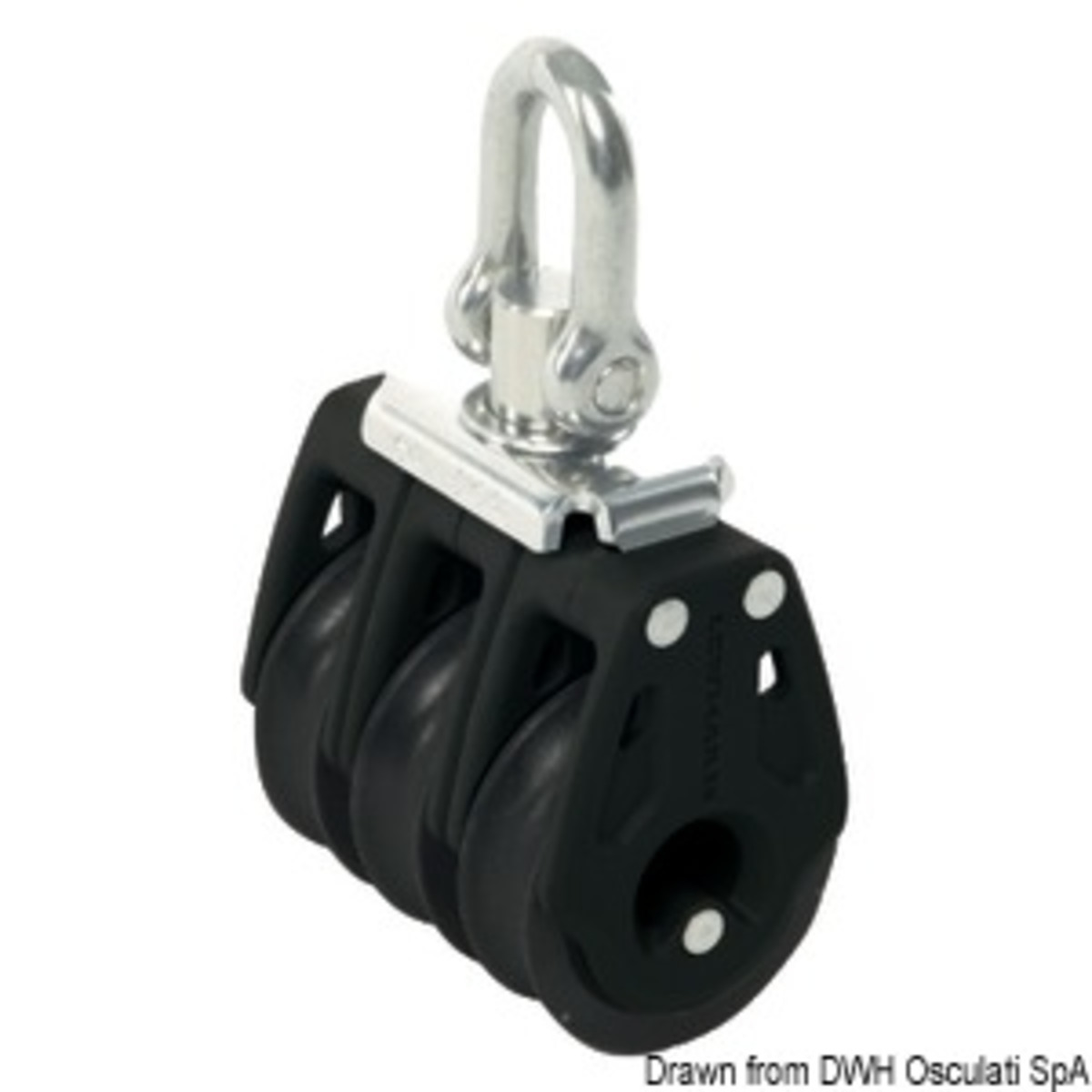 Lewmar Control Block (30-40 Mm) - Control 30 triple block