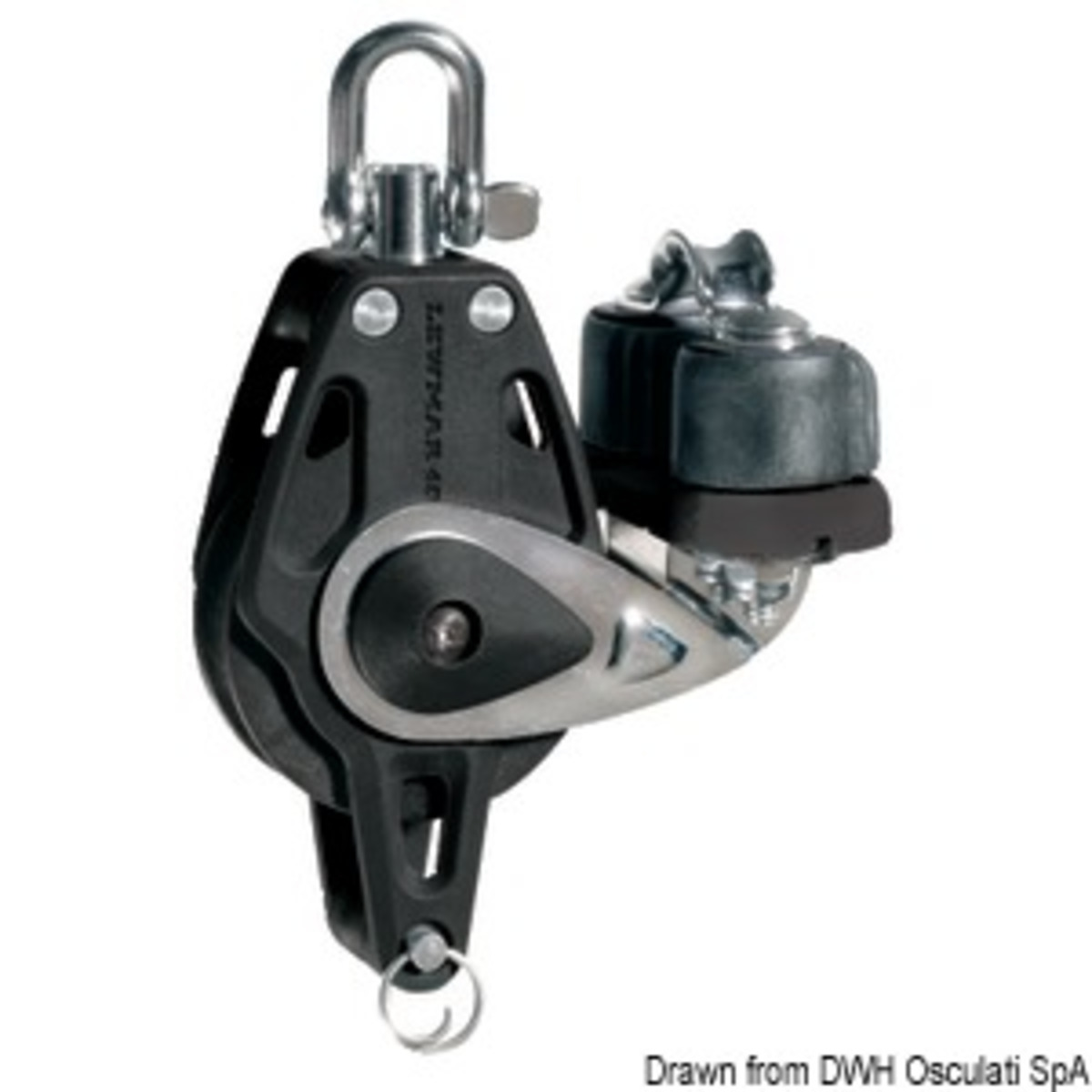 Lewmar Control Block (30-40 Mm) - Control 40 simple block w/becket and cam cleat