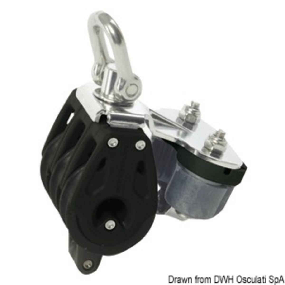 Lewmar Control Block (30-40 Mm) - Control 30 triple block w/becket and cam cleat