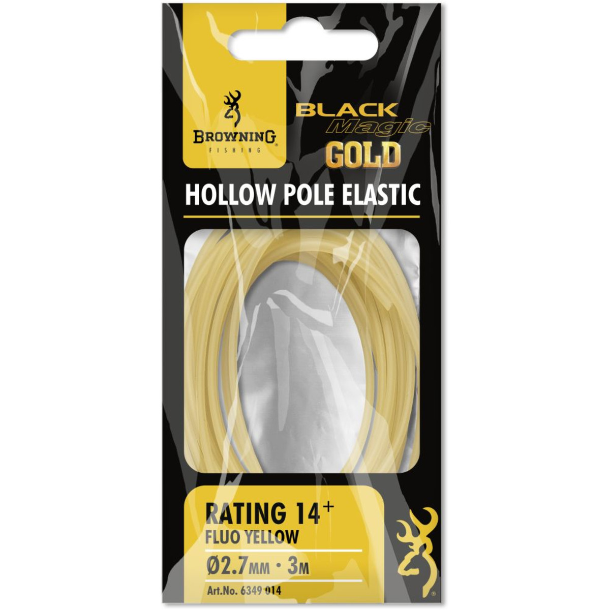 Browning Black Magic Gold Hollow Elastic - 2,7 mm - fluo yellow